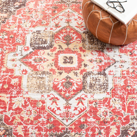 Safavieh Saffron Sfn389C Ivory/Red Rugs.