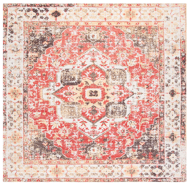 Safavieh Saffron Sfn389C Ivory/Red Rugs.