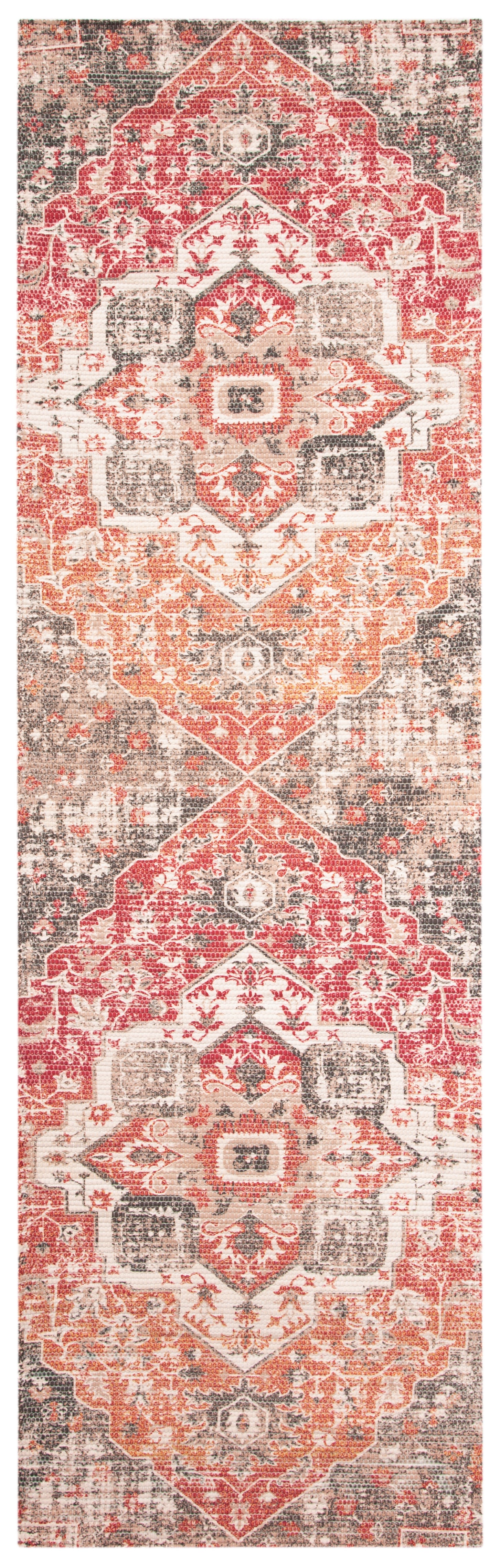 Safavieh Saffron Sfn392F Beige/Red Area Rug