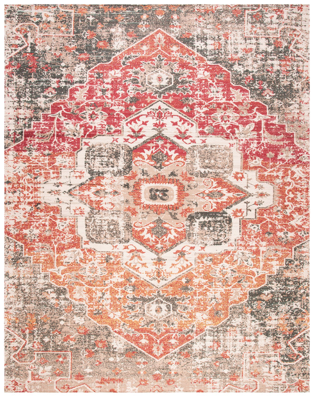 Safavieh Saffron Sfn392F Beige/Red Rugs.