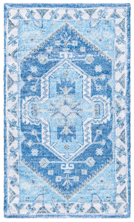Safavieh Saffron Sfn549M Blue/Ivory Rugs.