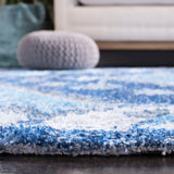 Safavieh Saffron Sfn549M Blue/Ivory Rugs.