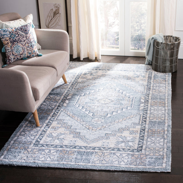 Safavieh Saffron Sfn550F Grey/Ivory Rugs.