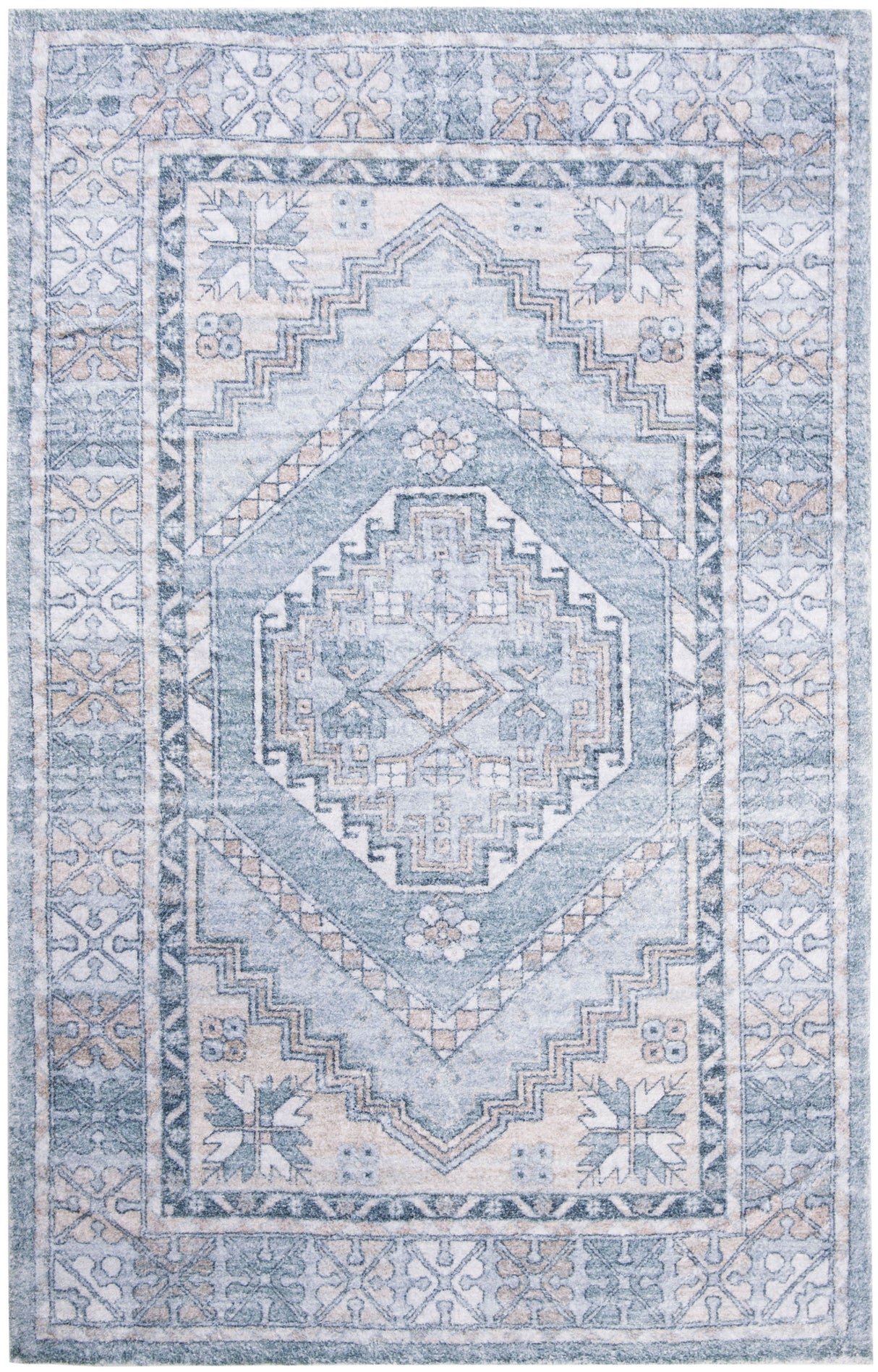 Safavieh Saffron Sfn550F Grey/Ivory Rugs.