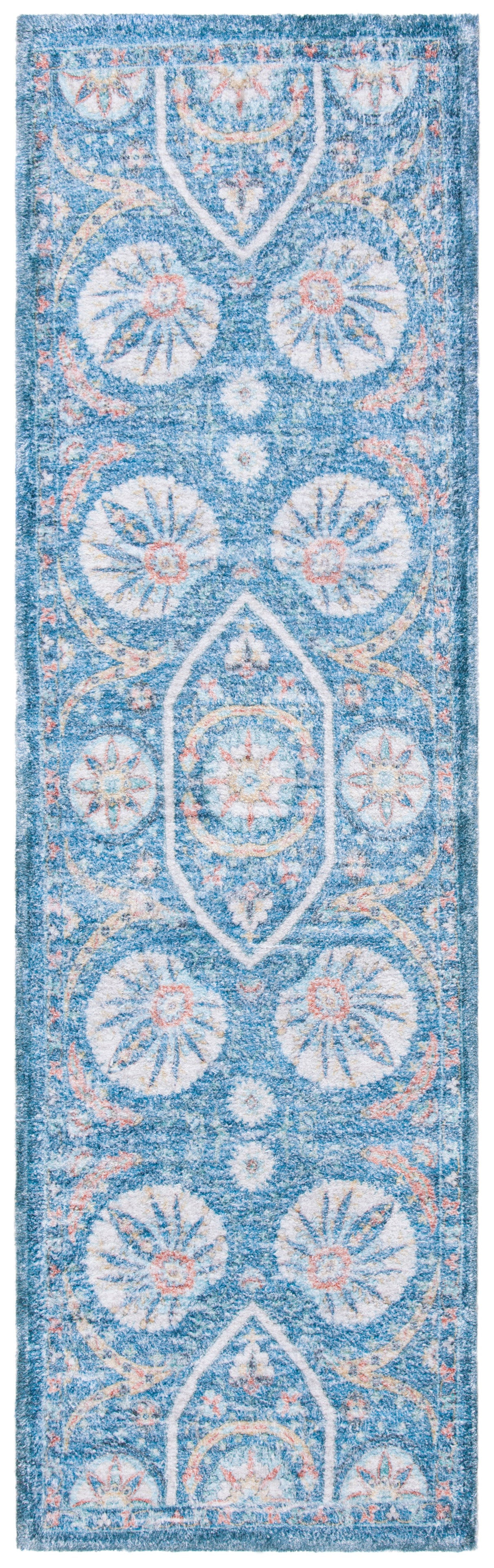 Safavieh Saffron Sfn551M Blue/Creme Rugs.