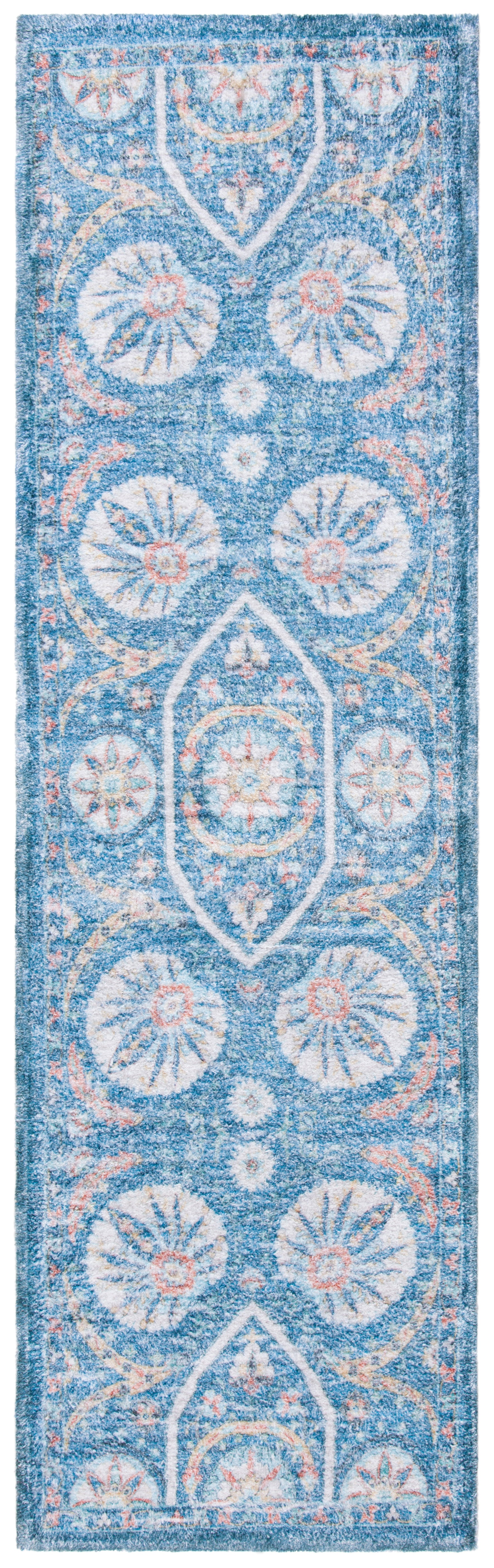 Safavieh Saffron Sfn551M Blue/Creme Area Rug