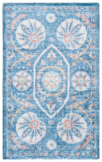 Safavieh Saffron Sfn551M Blue/Creme Area Rug