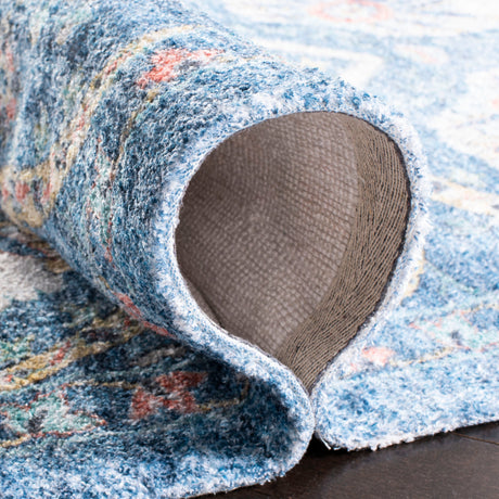 Safavieh Saffron Sfn551M Blue/Creme Rugs.