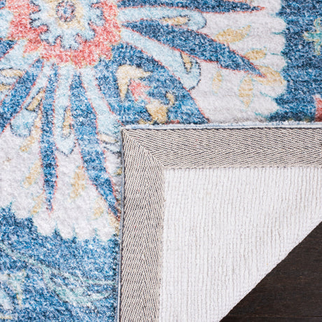 Safavieh Saffron Sfn551M Blue/Creme Rugs.