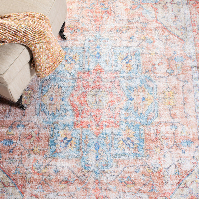 Safavieh Saffron Sfn554P Rust/Blue Rugs.