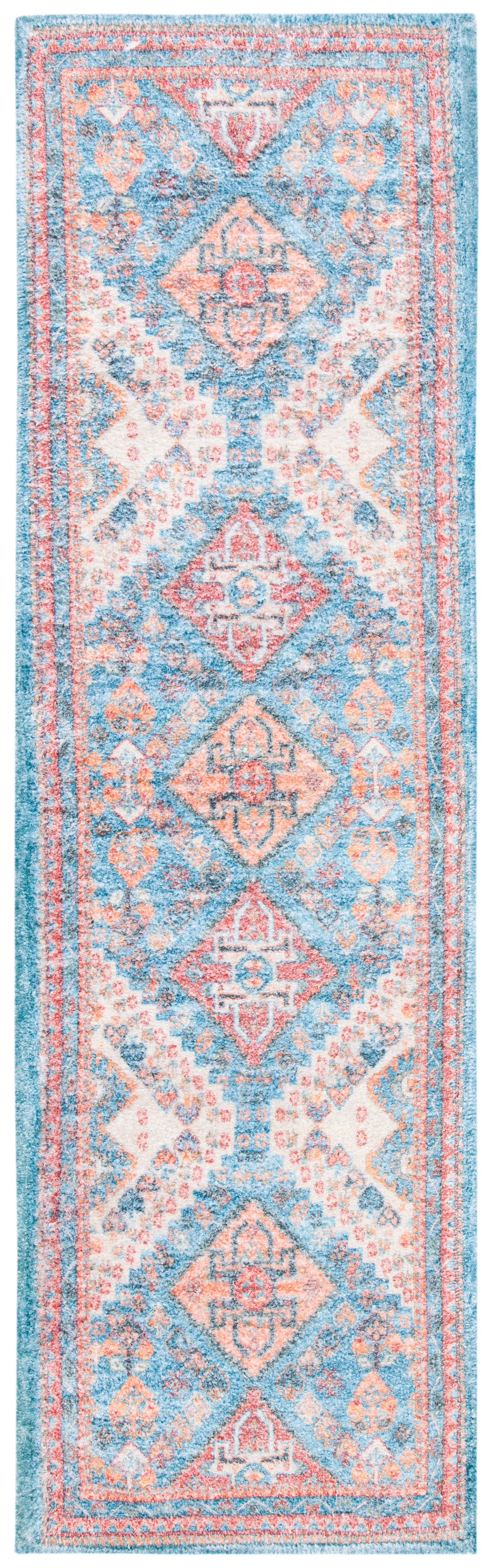Safavieh Saffron Sfn556M Blue/Rust Rugs.