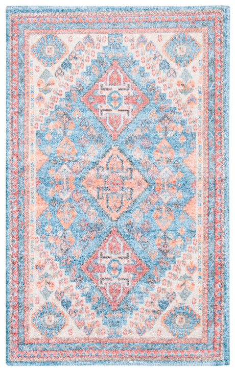 Safavieh Saffron Sfn556M Blue/Rust Rugs.