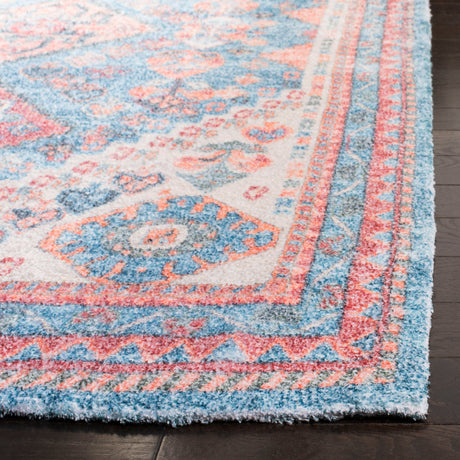 Safavieh Saffron Sfn556M Blue/Rust Rugs.