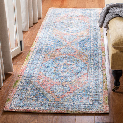 Safavieh Saffron Sfn559M Blue/Rust Area Rug