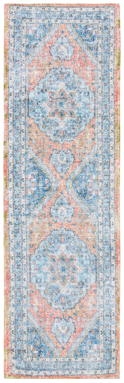 Safavieh Saffron Sfn559M Blue/Rust Area Rug