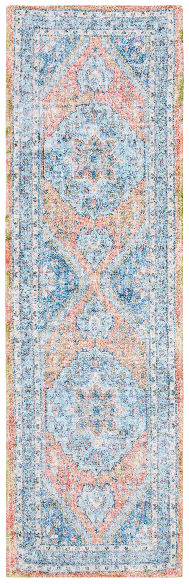 Safavieh Saffron Sfn559M Blue/Rust Rugs.