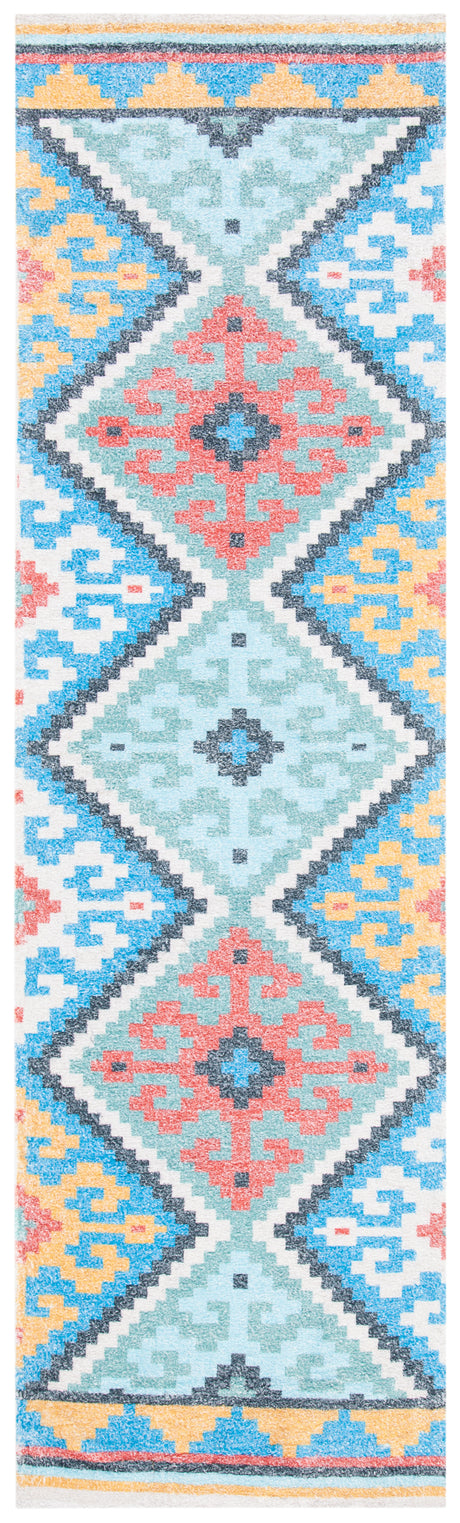 Safavieh Saffron Sfn560M Blue/Aqua Rugs.