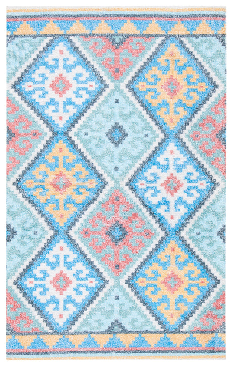 Safavieh Saffron Sfn560M Blue/Aqua Rugs.