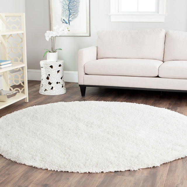 Safavieh Shag Sg151 White Rug.