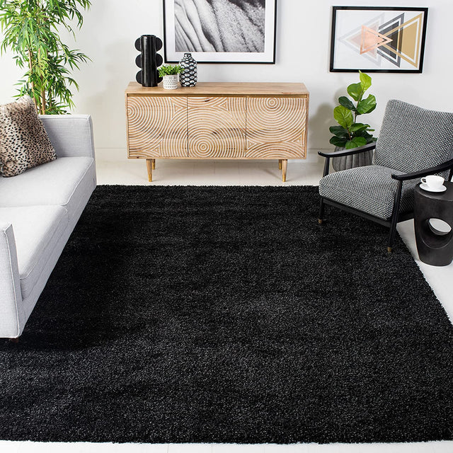 Safavieh Shag Sg151 Black Rugs.