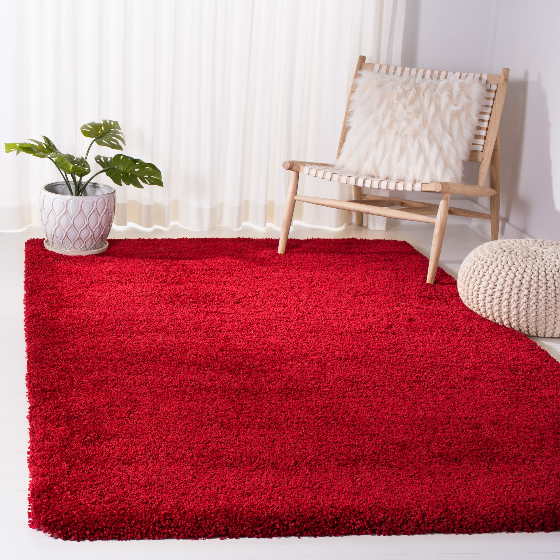 Safavieh Shag Sg180 Red Area Rug