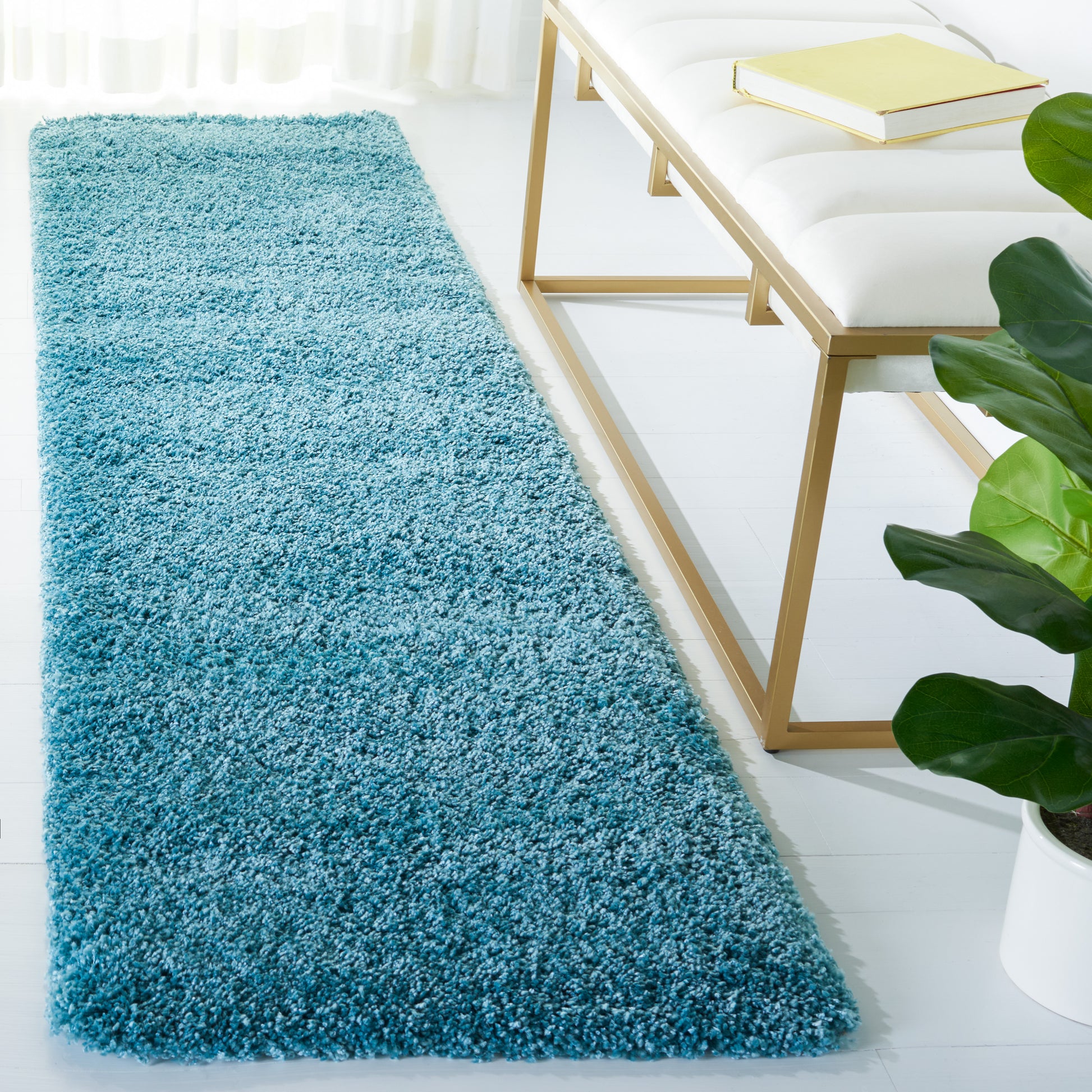 Safavieh Shag Sg180 Aqua Blue Area Rug