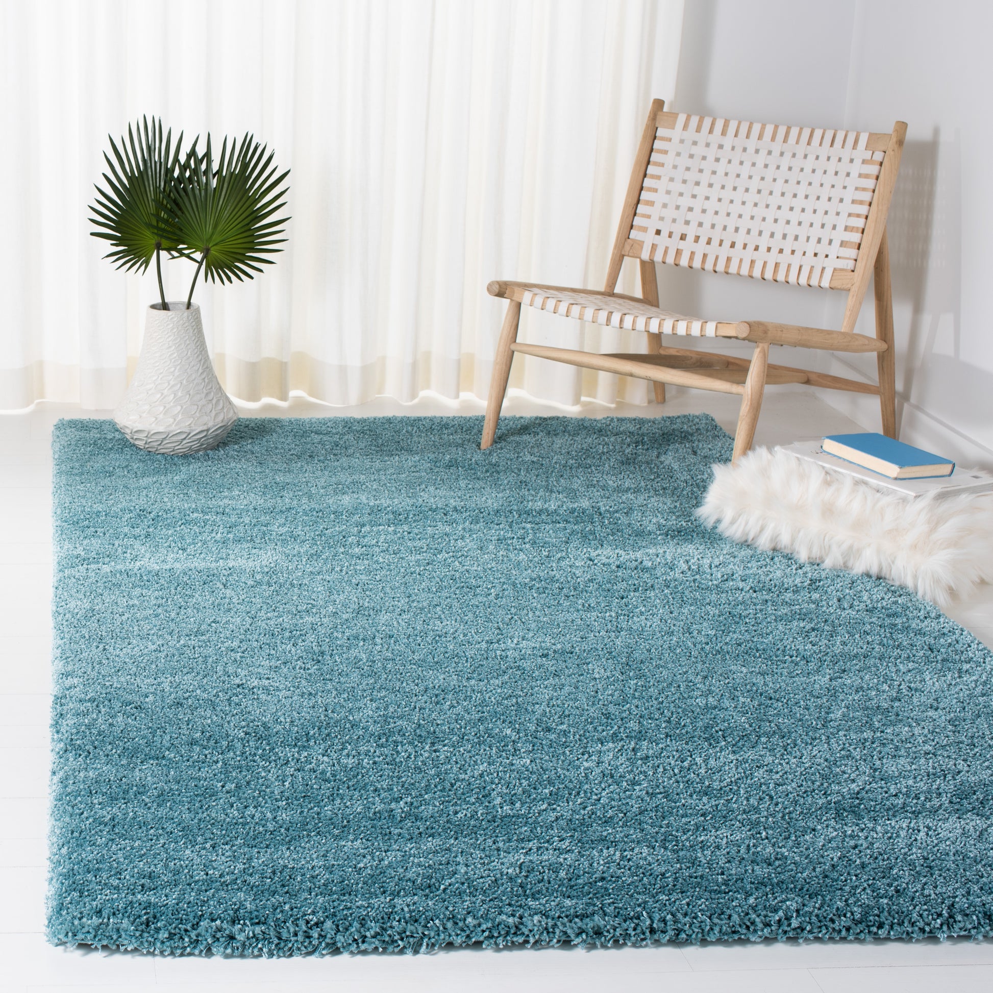 Safavieh Shag Sg180 Aqua Blue Area Rug