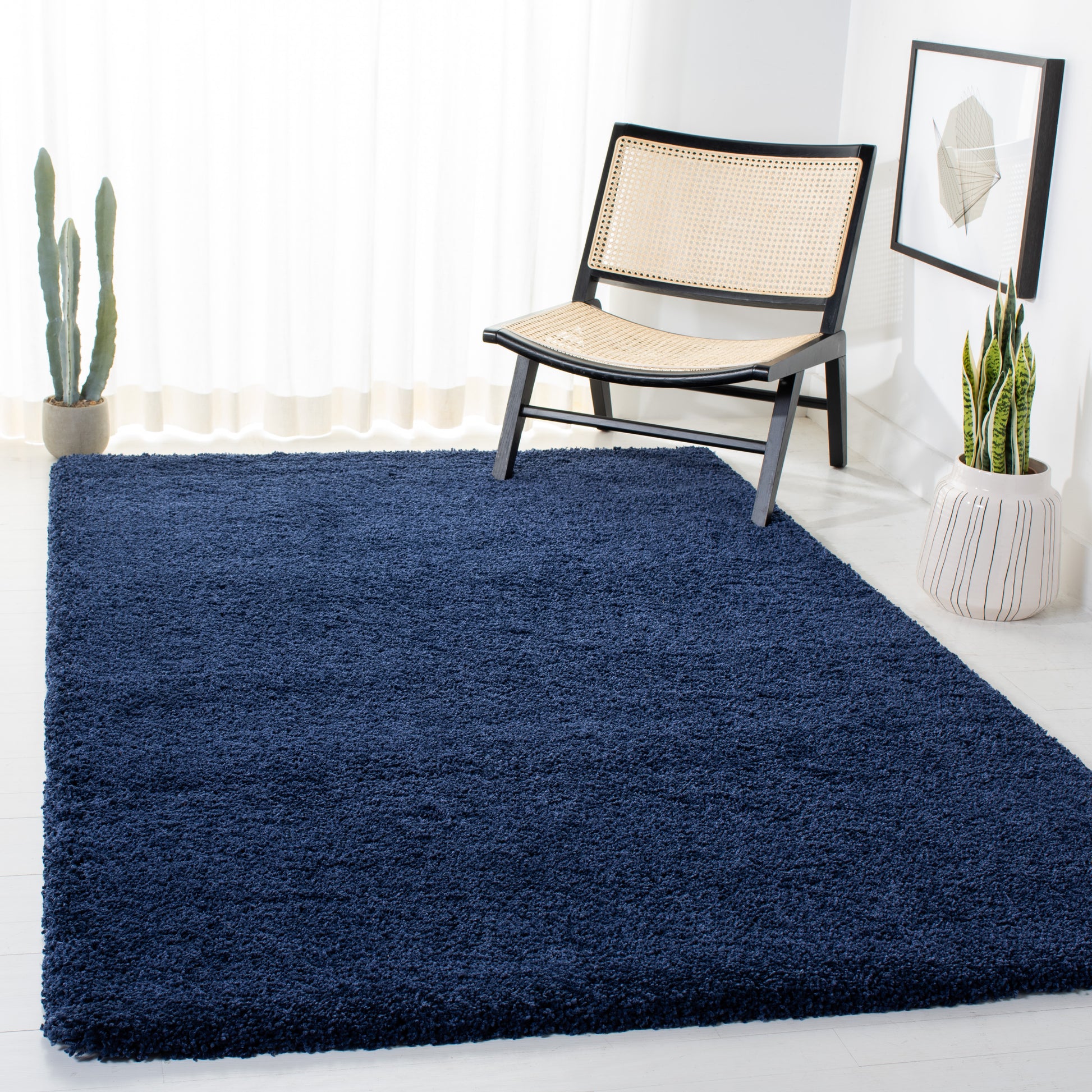 Safavieh Shag Sg180 Navy Area Rug