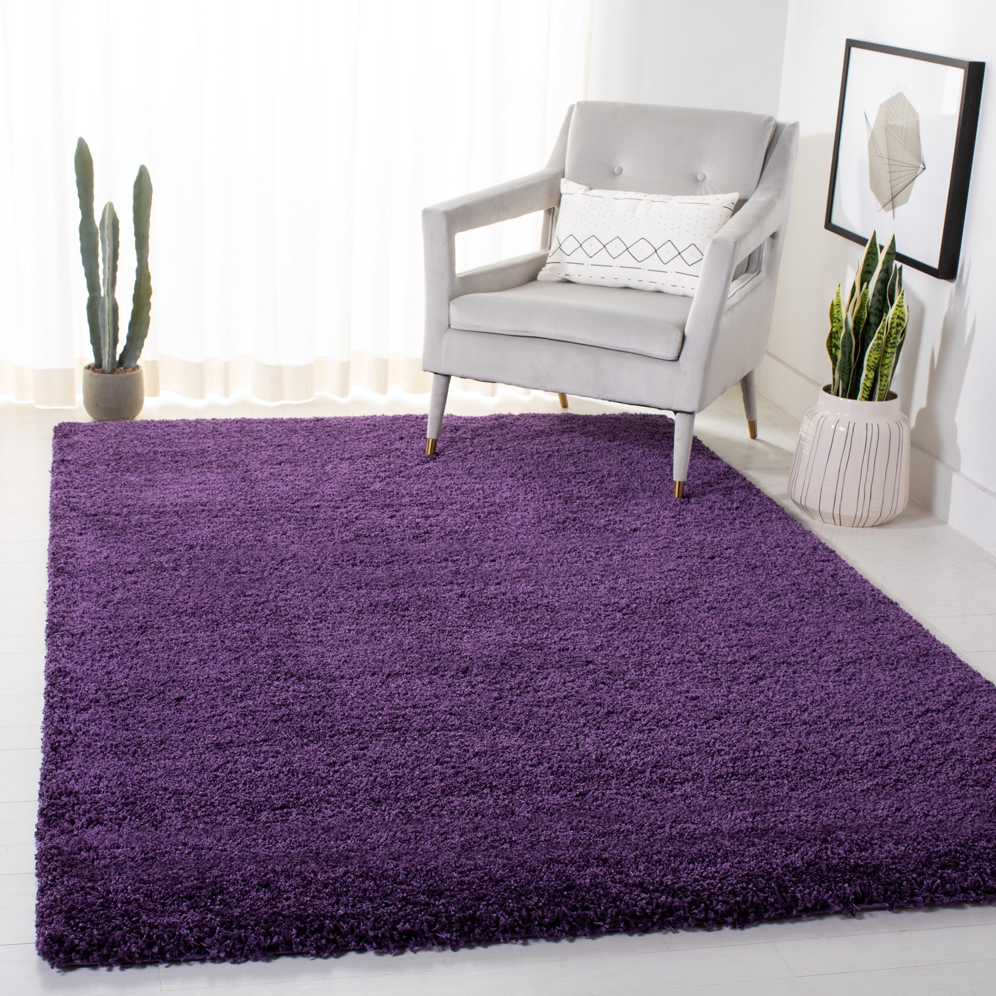 Safavieh Shag Sg180 Purple Area Rug