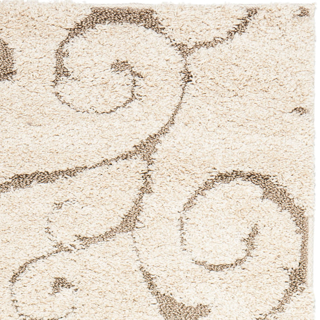 Safavieh Shag Sg455 Cream/Beige Rug.