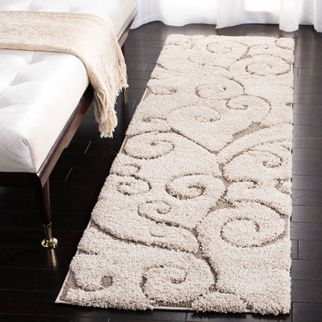 Safavieh Shag Sg455 Cream/Beige Rug.