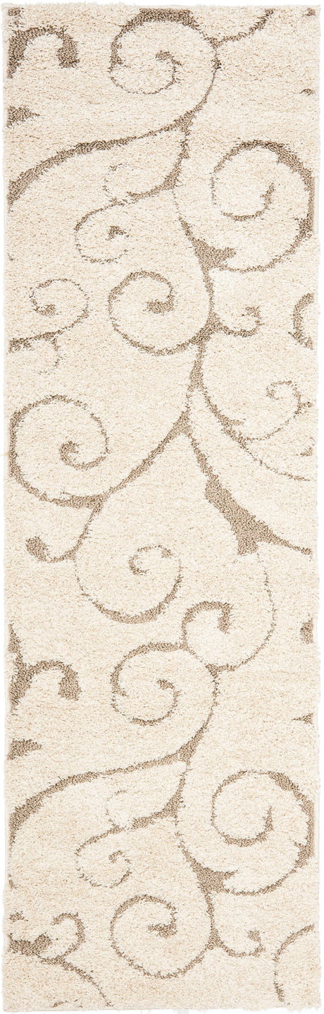 Safavieh Shag Sg455 Cream/Beige Rug.