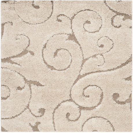 Safavieh Shag Sg455 Cream/Beige Rug.