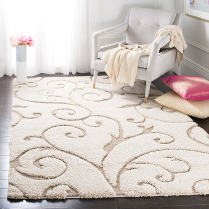 Safavieh Shag Sg455 Cream/Beige Area Rug