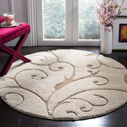 Safavieh Shag Sg455 Cream/Beige Area Rug