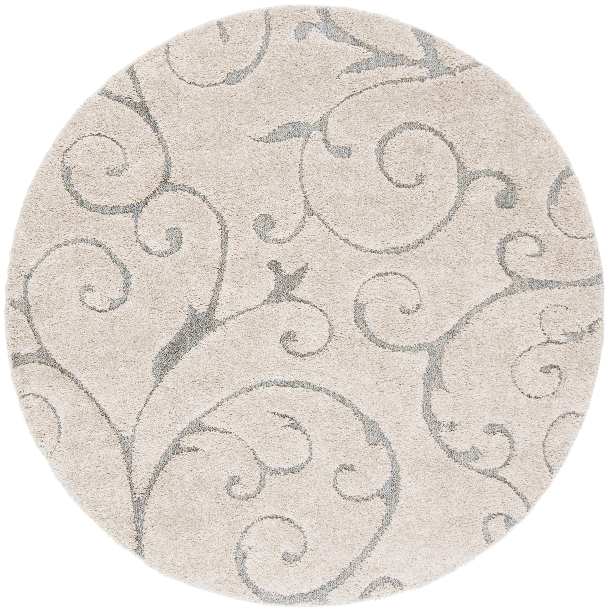 Safavieh Shag Sg455 Beige/Blue Grey Area Rug