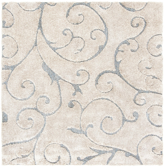 Safavieh Shag Sg455 Beige/Blue Grey Rug.