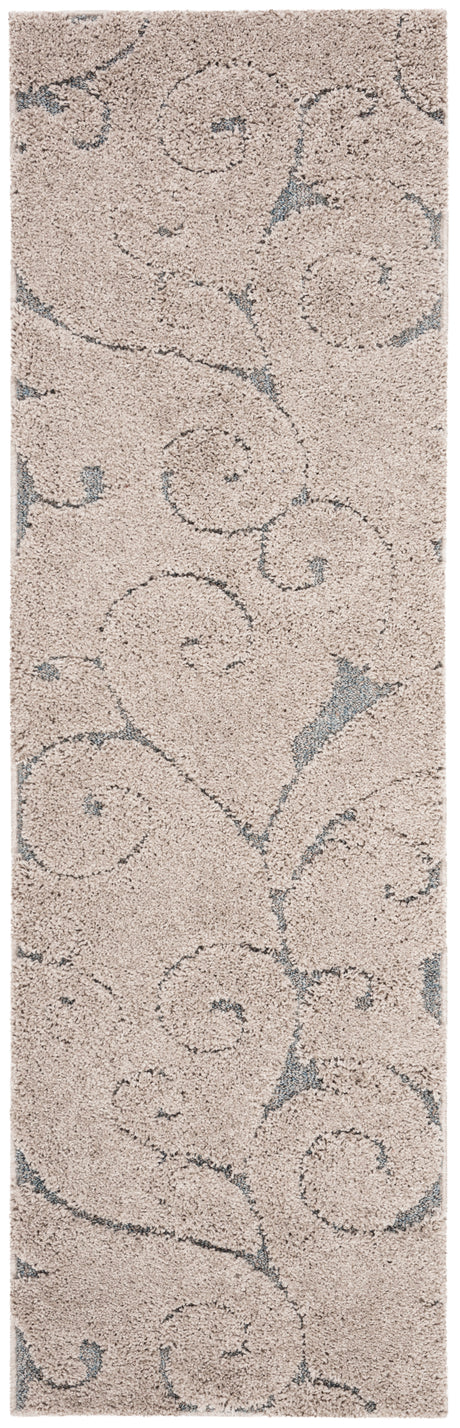 Safavieh Shag Sg455 Grey/Light Blue Rug.