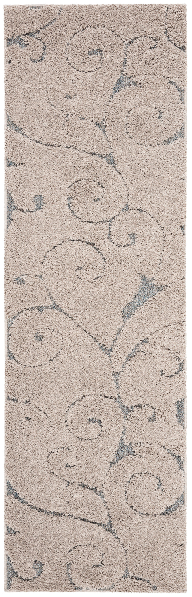 Safavieh Shag Sg455 Grey/Light Blue Rug.