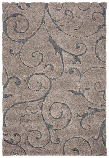 Safavieh Shag Sg455 Grey/Light Blue Rug.