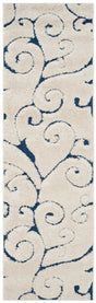 Safavieh Shag Sg455 Cream/Blue Rug.