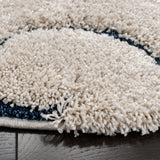 Safavieh Shag Sg455 Cream/Blue Rug.