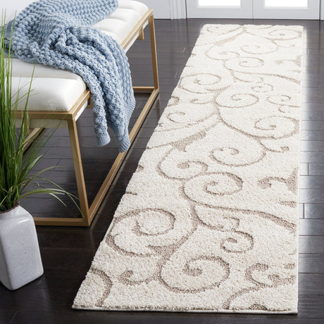 Safavieh Shag Sg455 Ivory/Beige Area Rug