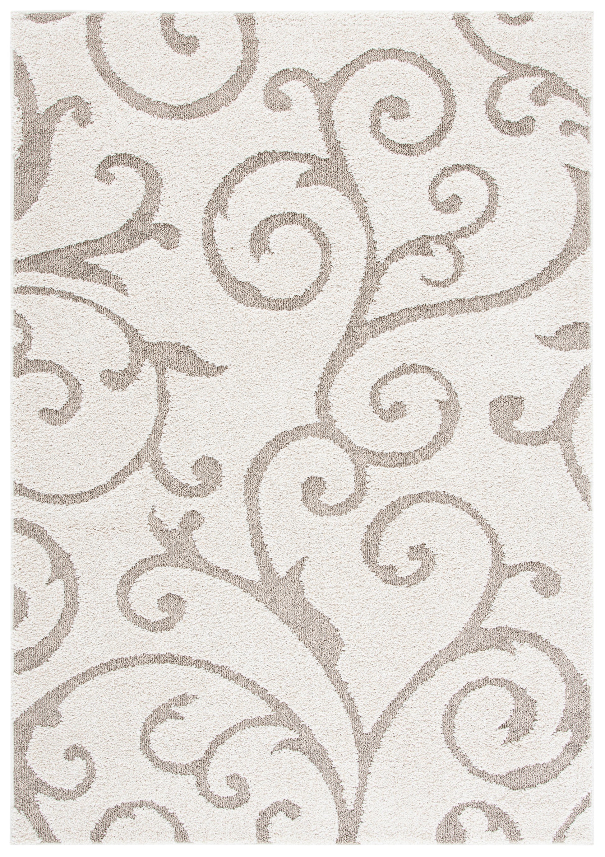 Safavieh Shag Sg455 Ivory/Beige Area Rug