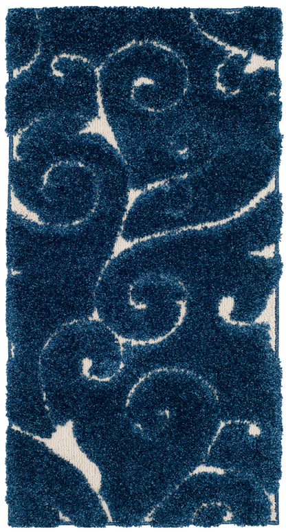 Safavieh Shag Sg455 Dark Blue/Cream Area Rug