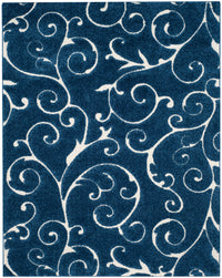 Safavieh Shag Sg455 Dark Blue/Cream Area Rug