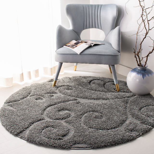 Safavieh Shag Sg455 Grey Rug.