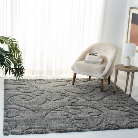 Safavieh Shag Sg455 Grey Rug.