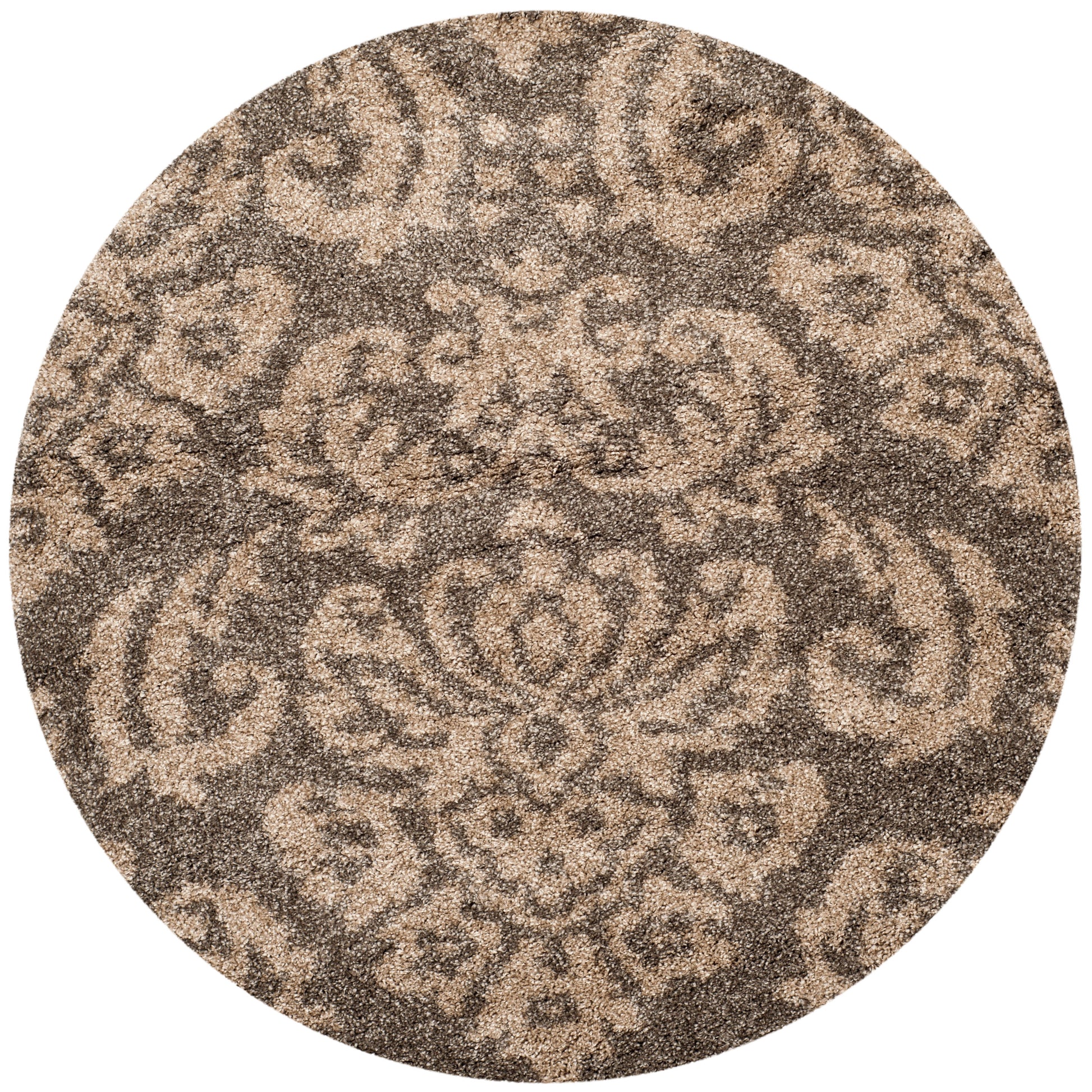 Safavieh Shag Sg460 Smoke/Beige Area Rug