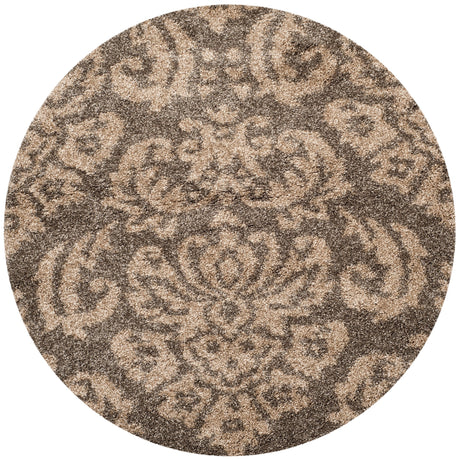 Safavieh Shag Sg460 Smoke/Beige Rug.